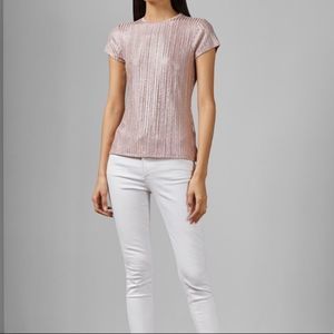Ted Baker metallic T-shirt size 0